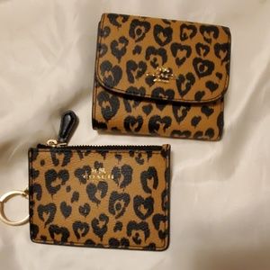 Coach wallet and i.d.keychain